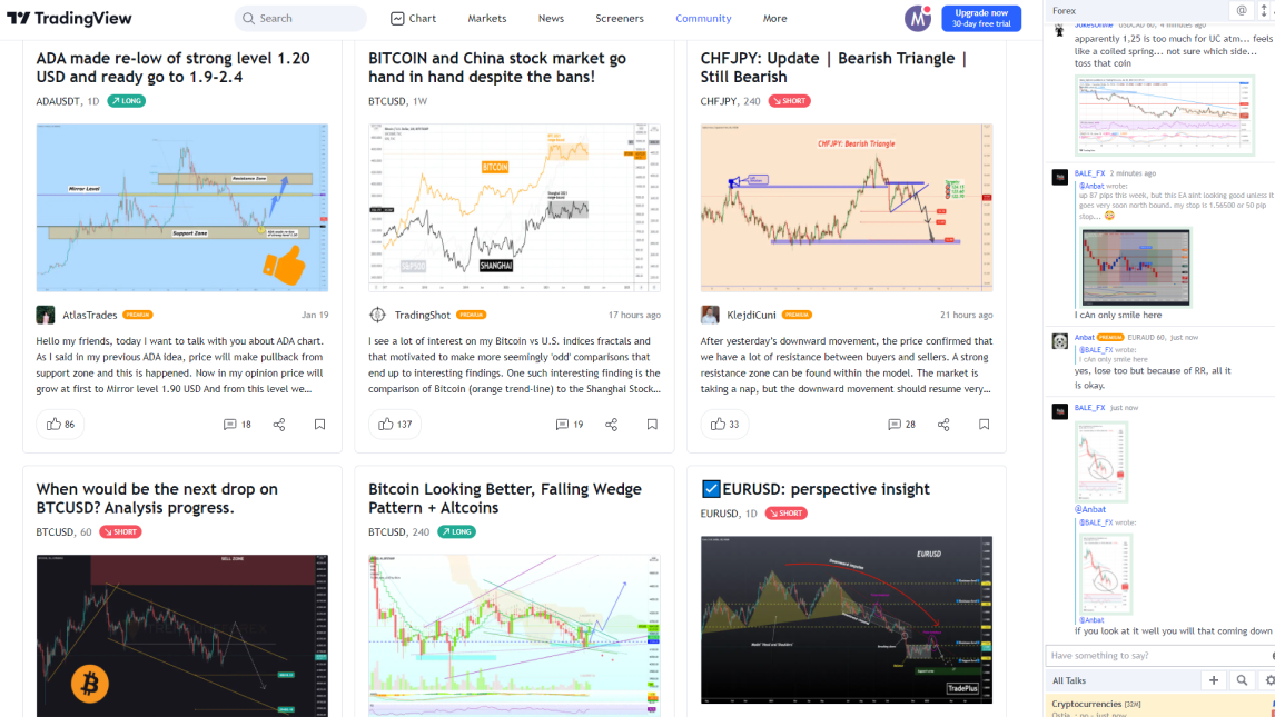 TradingView Trading Platform capabilities and features